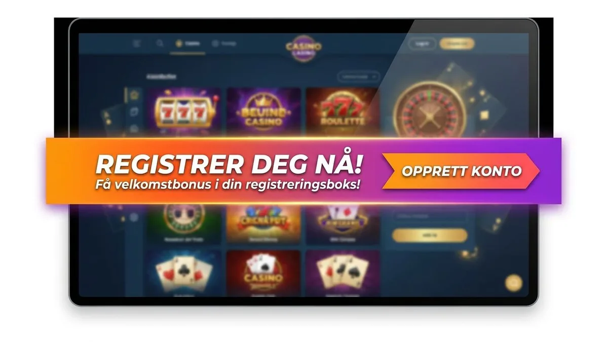 Registrering med bonus